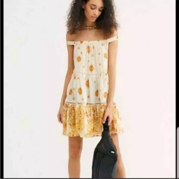 Free People Talk to Me Trapeze Dress - Picture 3 of 17